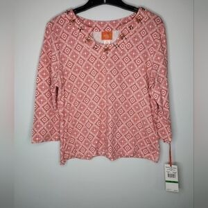 Nwt Hearts Of Palm Blouse Size Petite Large